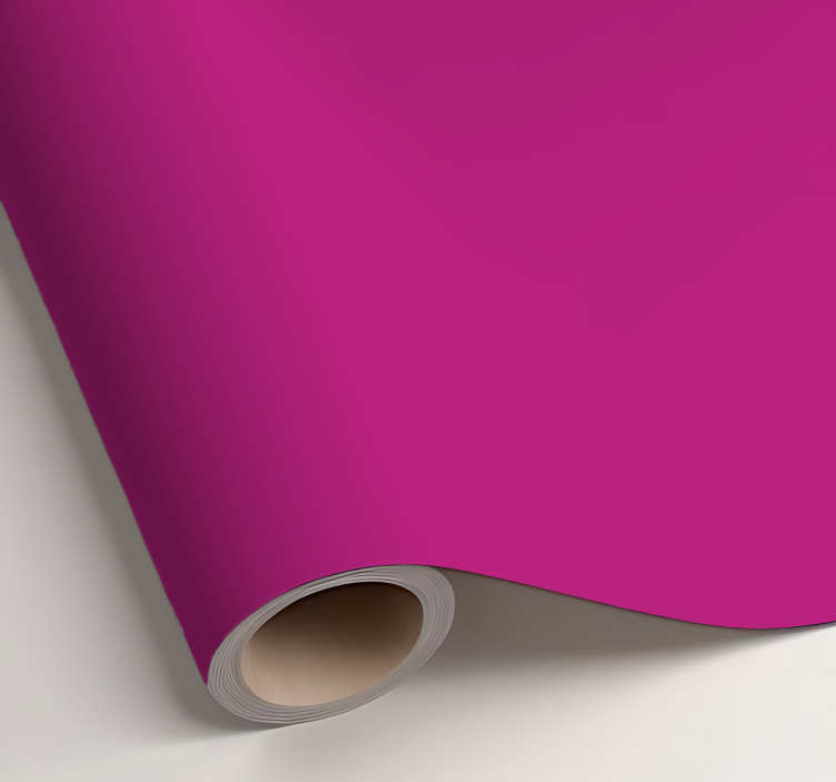 Matinė ryškiai rožinė vienspalvis lakštinis lipdukas - „Tenstickers“