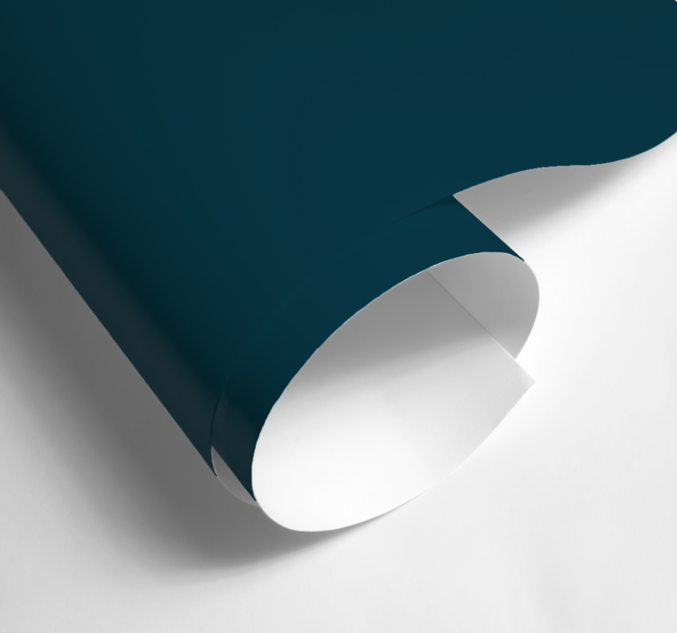 Matinė tamsiai mėlyna vienspalvis lakštinis lipdukas - „Tenstickers“