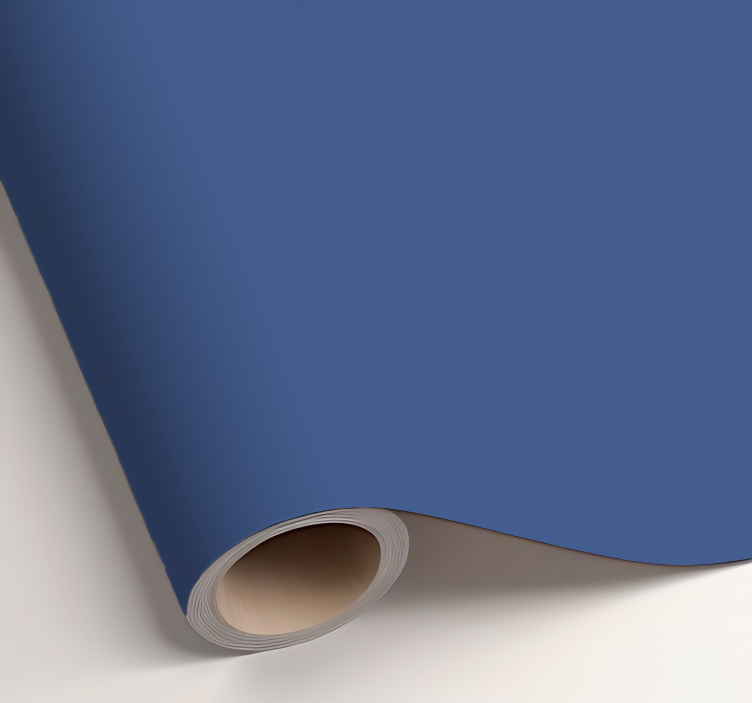 Matinė tamsiai mėlyna vienspalvis lakštinis lipdukas - „Tenstickers“