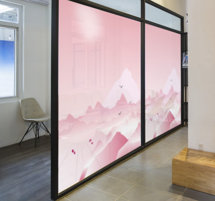 Matinio biuro lipdukas lango lipdukas - „Tenstickers“