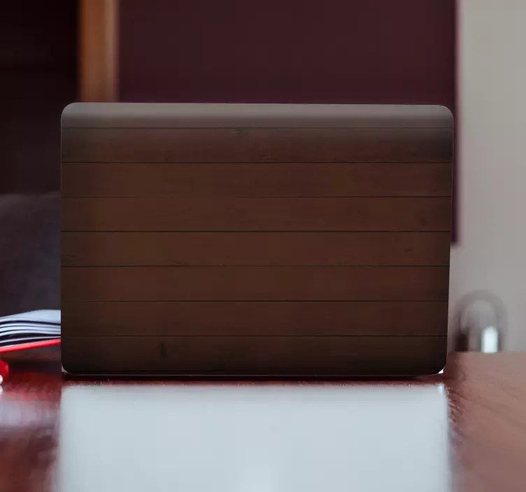 Medinės lentos paviršius Nešiojamojo kompiuterio lipdukas - „Tenstickers“