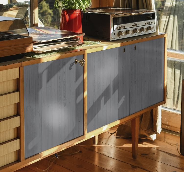 Medinis pilkos spalvos pantone baldų lipdukas - „Tenstickers“