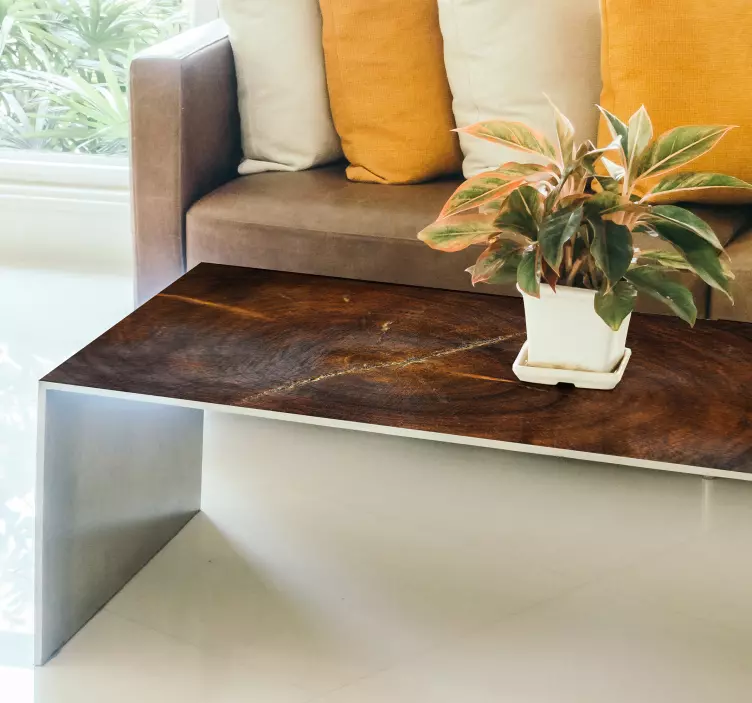 Medžio efekto gyvenamojo kambario sienų dekoras - „Tenstickers“