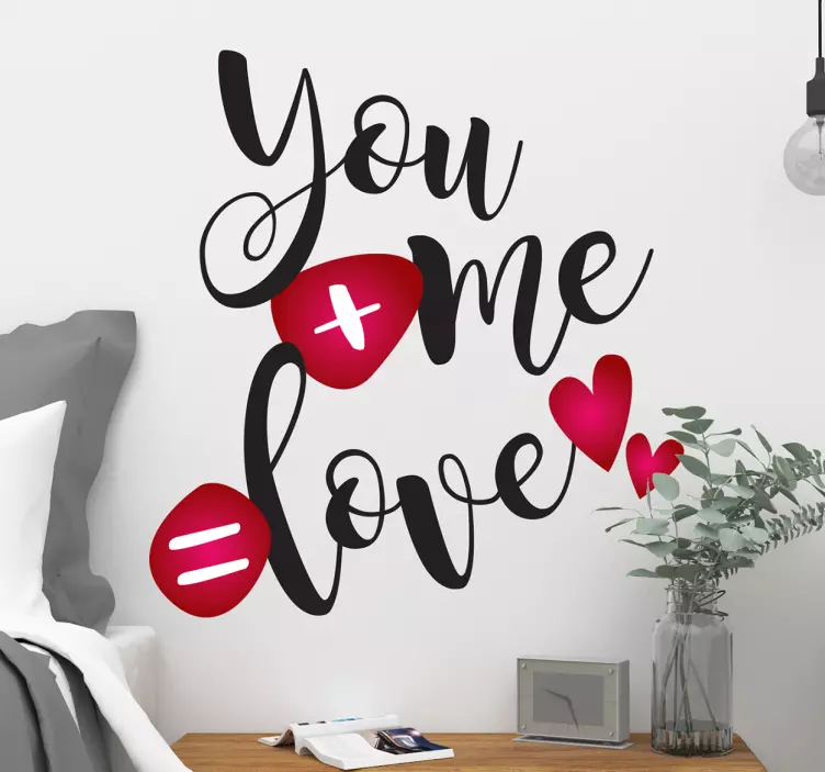 Meilės tipografinių pranešimų meilės animuotasis paveiksliukas - „Tenstickers“