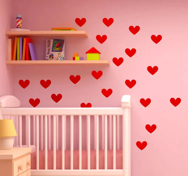 Meilės širdies vaikams lipdukai - „Tenstickers“