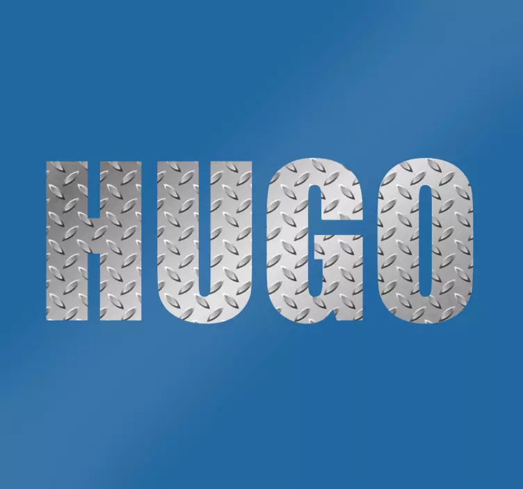 Metalinio efekto asmeninio vardo lipdukas - „Tenstickers“