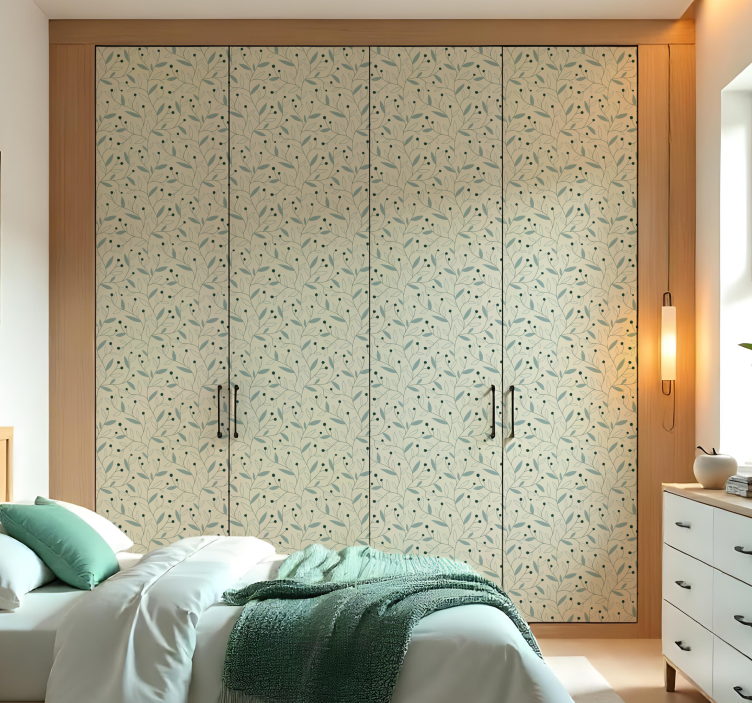 Minimalistinės šakos baldų lipdukas - „Tenstickers“