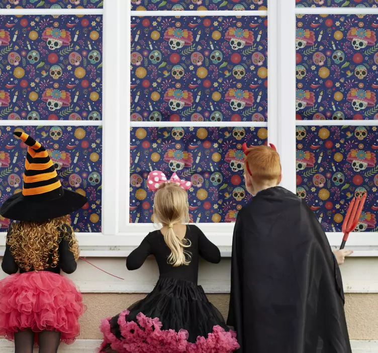 Mirusiųjų dienų langų dekoravimas - „Tenstickers“