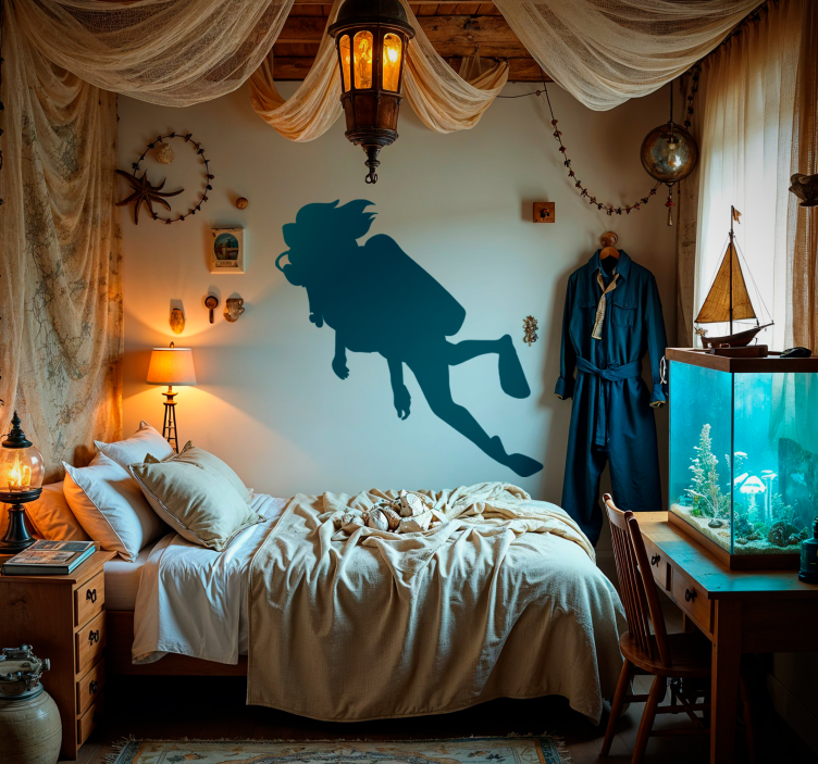 Moteris nardytoja sporto lipdukas - „Tenstickers“