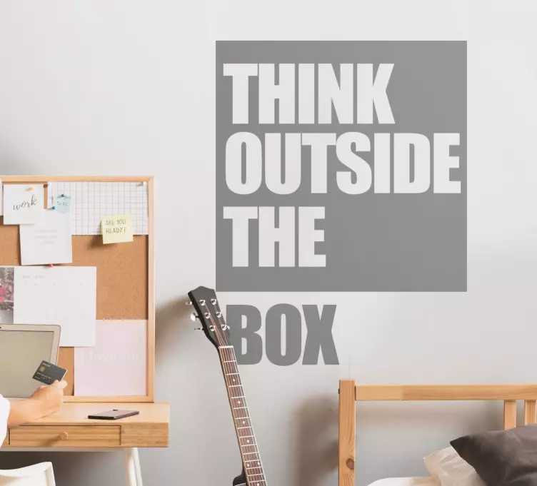 Motyvacinis lipdukas Įvertinkite alternatyvias perspektyvas - „Tenstickers“