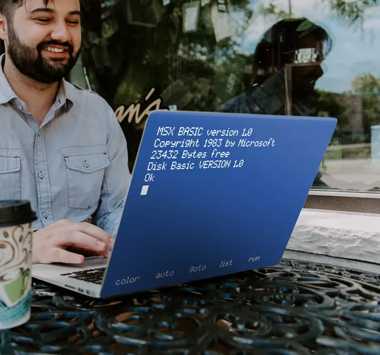 Msx nešiojamojo kompiuterio lipdukas - „Tenstickers“