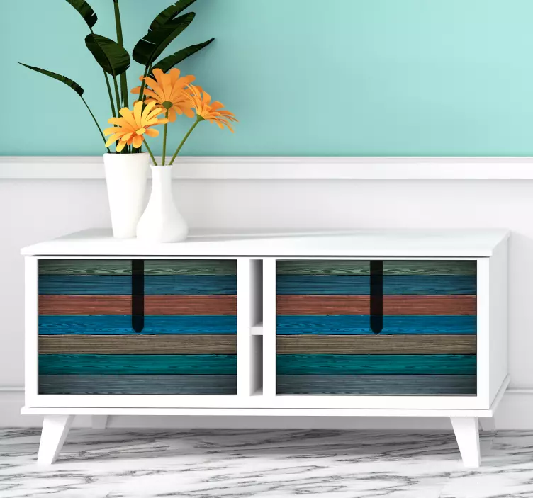 Natūralios medienos tekstūros baldų lipdukas - „Tenstickers“