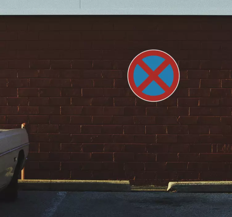 Nestabdančio kelio ženklo lipdukas - „Tenstickers“