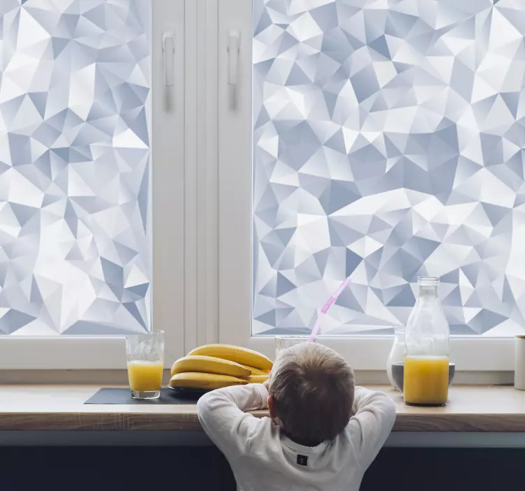 Netaisyklingų formų lango lipdukas - „Tenstickers“