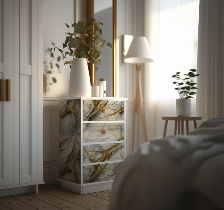 Normandijos marmurasNormandijos marmuras baldų lipdukas - „Tenstickers“