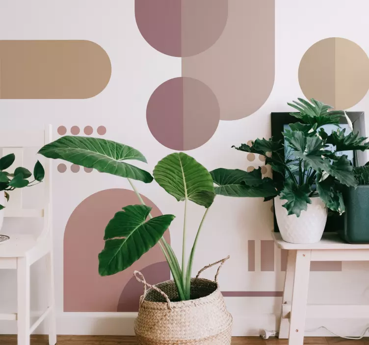 Organiniai geometriniai raštai geometrinis lipdukas - „Tenstickers“