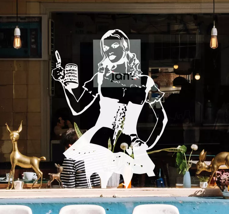 Padavėjos su alaus lipduku - „Tenstickers“