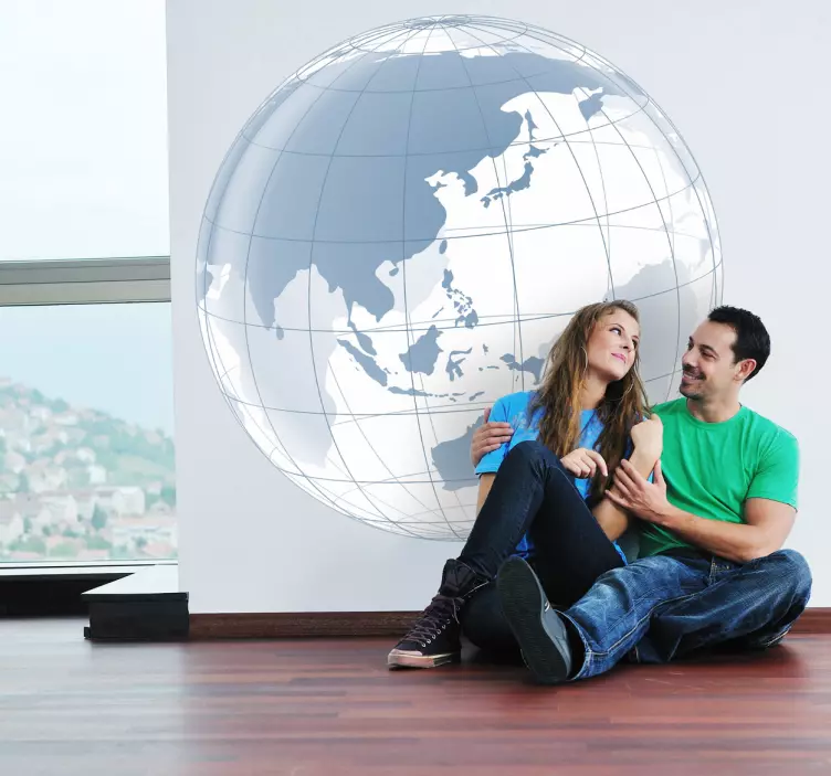 Pasaulio gaublio dizainas gyvūnų lipdukas - „Tenstickers“