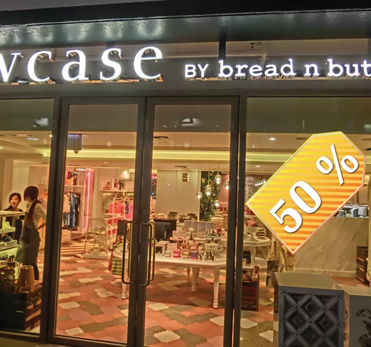 Pasirinktinė pardavimo žyma išpardavimo lipdukai - „Tenstickers“