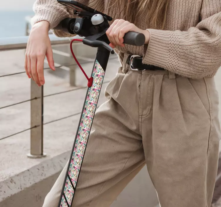 Patinete SplashPatinete Splash lipdukas paspirtukui - „Tenstickers“