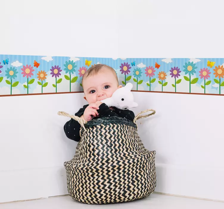 Pavasario pievos sienos lipdukas - „Tenstickers“