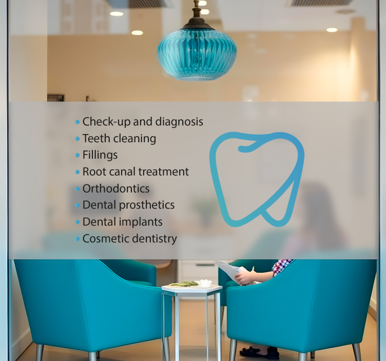 Permatomas klijavimas su individualizuotomis paslaugomis lipdukas - „Tenstickers“