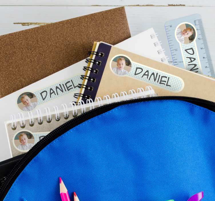 Personalizuota vardo žyma asmeninis lipdukas sienas - „Tenstickers“