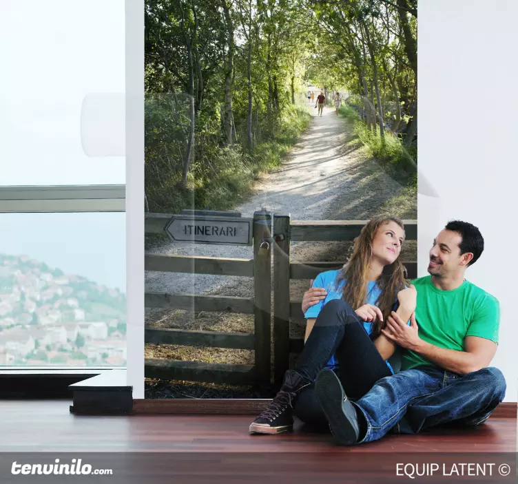 Pėsčiųjų tako sienos lipdukas - „Tenstickers“