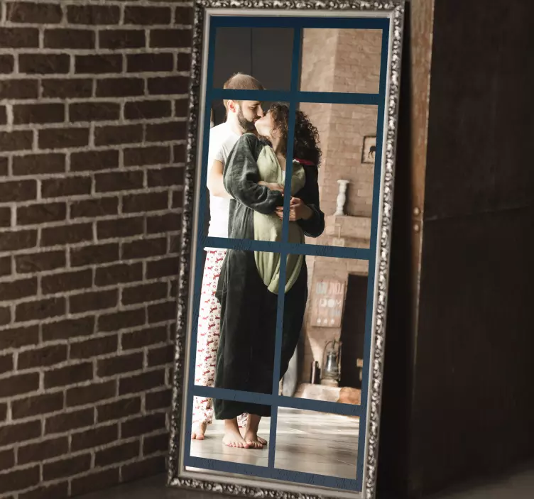 Pramoninio veidrodžio rėmo lipdukas - „Tenstickers“