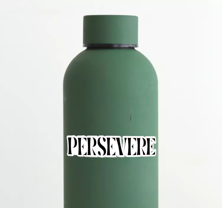 Presevere įkvepiančių citatų lipdukai - „Tenstickers“