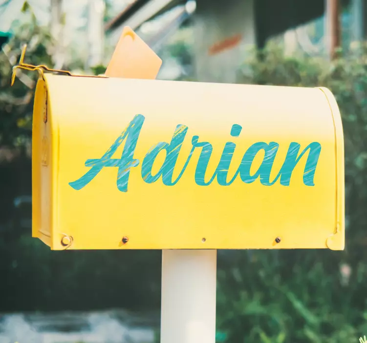 Pritaikomas klasikinis vardas lipdukas - „Tenstickers“