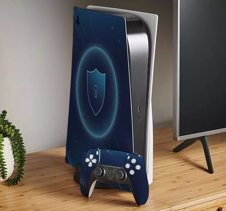 Ps5 lipdukas saugiai konsolės danga - „Tenstickers“