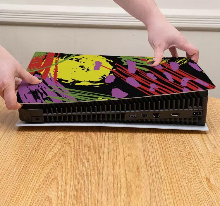 Ps5 lipdukas vibrant abstract cover - „Tenstickers“