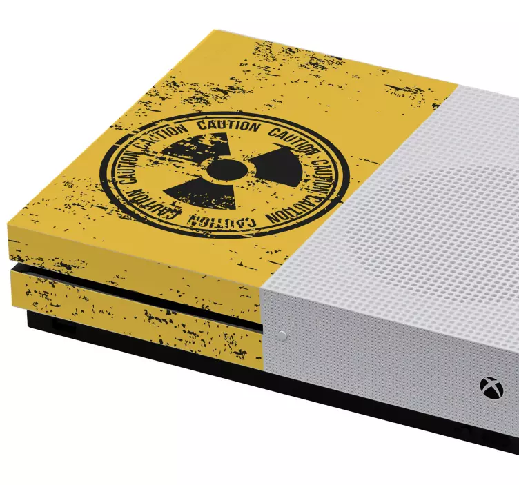 Radiacijos įspėjimo simbolis xbox skin - „Tenstickers“