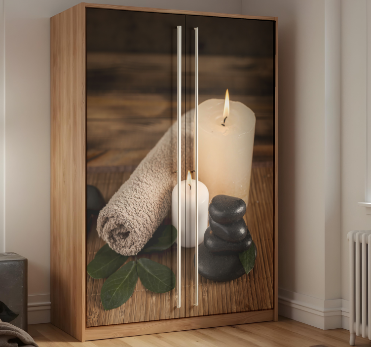 Rami vonios kambario scena baldų lipdukas - „Tenstickers“