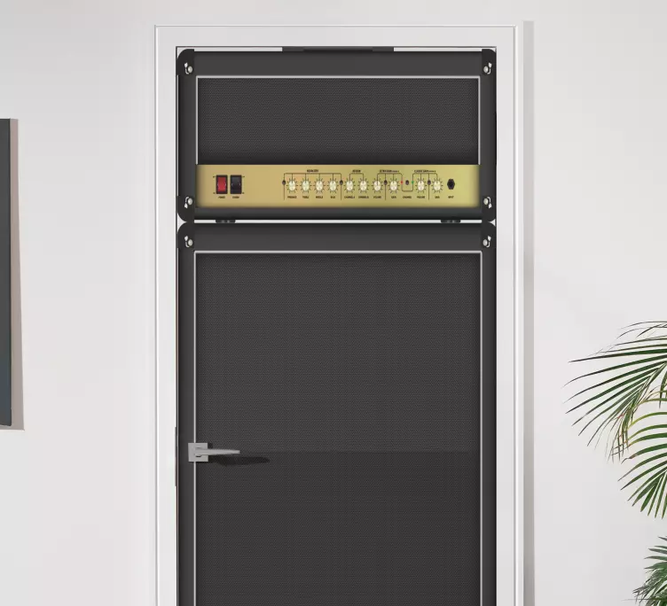 Roko gitaros stiprintuvo durų lipdukas - „Tenstickers“