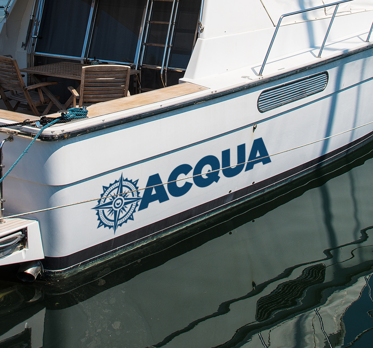 Rozė KompasasKompaso Rozė asmeninis lipdukas sienas - „Tenstickers“