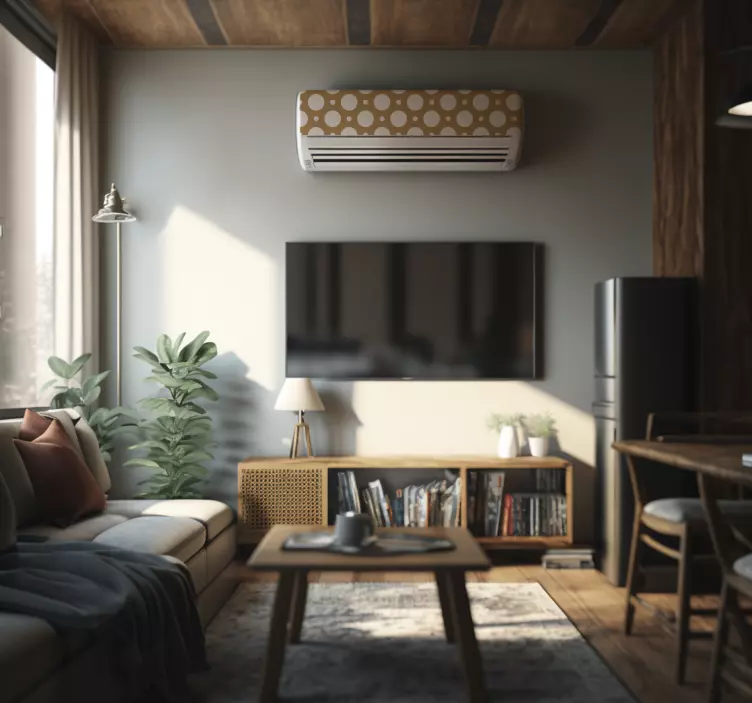 Ruda su baltomis taškaisRuda su baltais taškais aplankų lipdukas - „Tenstickers“