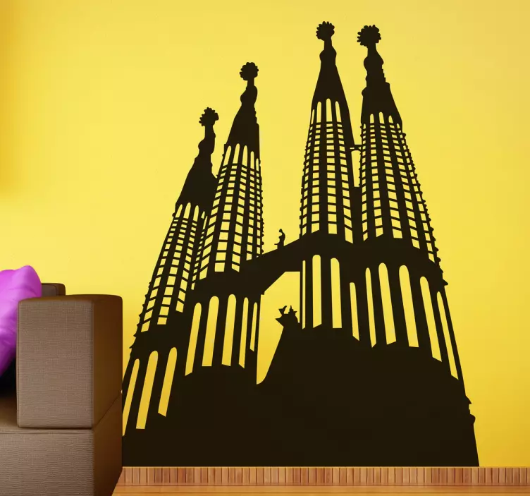 „sagrada familia“ horizonto animuotasis paveiksliukas - „Tenstickers“