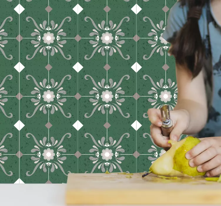 Seno stiliaus plytelių vinilo lipdukas - „Tenstickers“