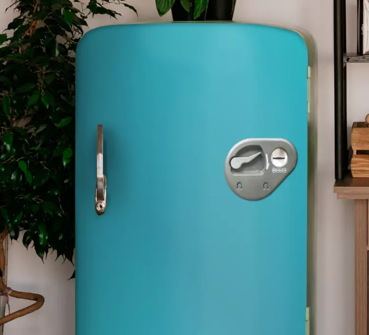 Senovinio akvamarino pardavimo automato šaldytuvo lipdukas - „Tenstickers“