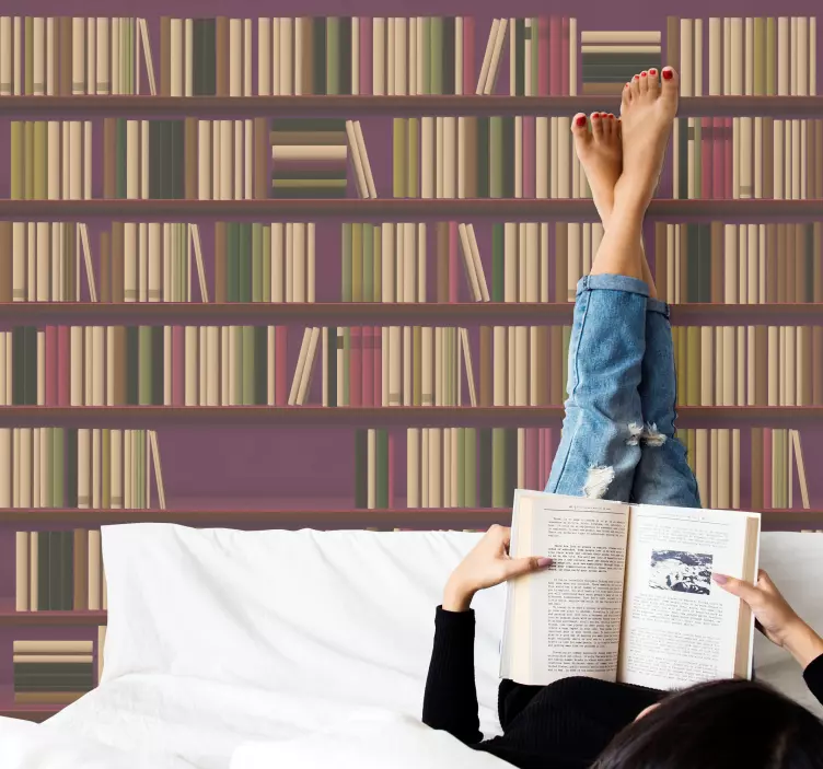 Senovinių knygų spintelių senoviniai lipdukai - „Tenstickers“