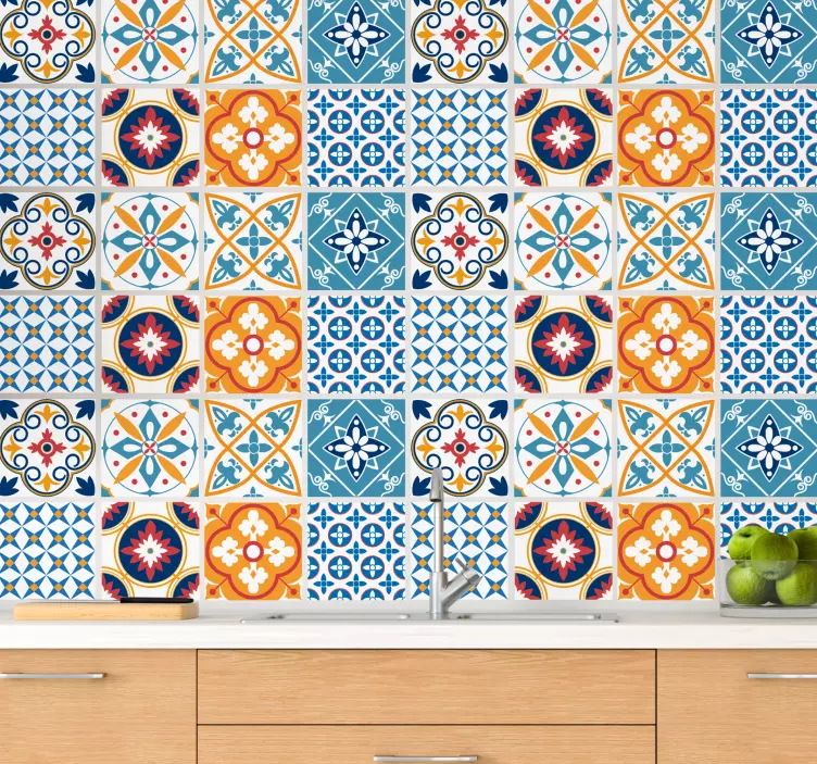 Sevrinia cemento plytelių lipdukas - „Tenstickers“