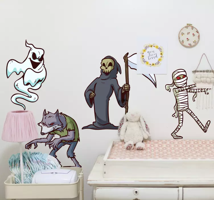 Helovino simbolių animuotasis paveiksliukas - „Tenstickers“