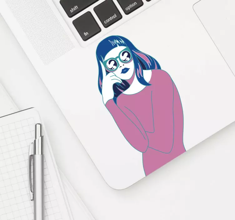 Modernus mergaitės gyvenamojo kambario sienų dekoras - „Tenstickers“