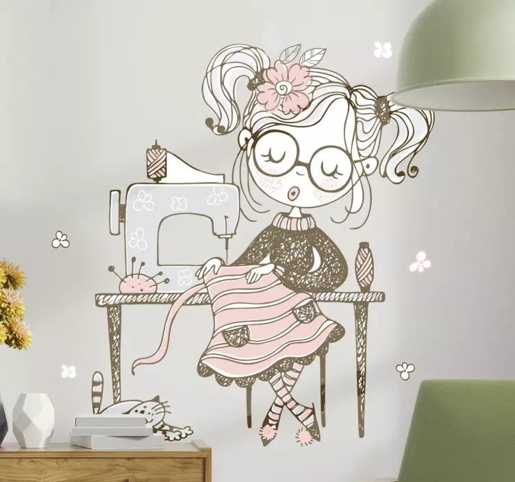 Siuvimo rinkinio iliustracija - „Tenstickers“