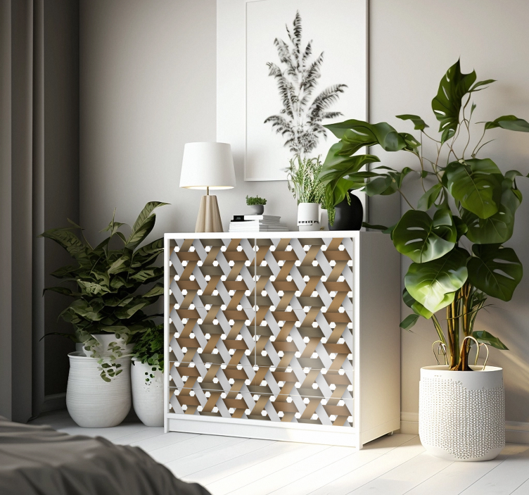 Skandinaviška balta medienaSkandinaviška balta mediena baldų lipd - „Tenstickers“