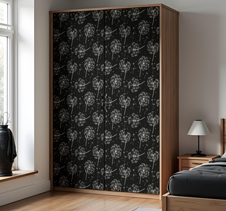 Skraidančios kiaulpienės baldų lipdukas - „Tenstickers“