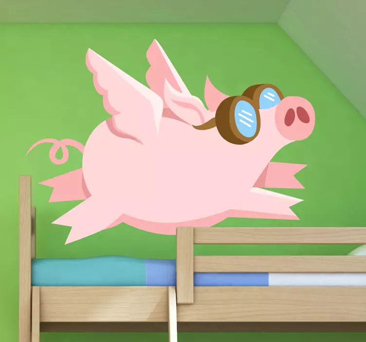 Skraidančių kiaulių animuotasis paveiksliukas - „Tenstickers“