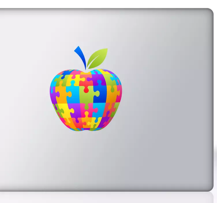 Spalvingo obuolių „macbook“ lipdukas - „Tenstickers“